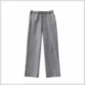 Vintage washed loose straight leg sweatpants for men and women, comfortable casual trousers. - S / Bottoms / Dark Gray