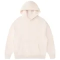 Plain fleece hooded sweatshirt men women casual thick pullover hoodie with kangaroo pocket - S / Tops / Beige