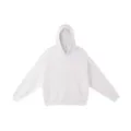 Sudadera con capucha pesada y lisa variante, sudadera informal de felpa para hombres y mujeres. - Sudadera con capucha blanca / S