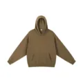 Sudadera con capucha oversize marrón pesada, jersey de felpa cómodo para el estilo diario. - Sudadera con capucha color moca / S