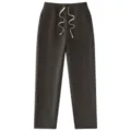 Dark Grey Fleece Sweatpants Casual Loose Fit Long Pants with Drawstring Winter Warm - S / Bottoms / Dark Gray