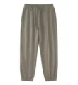 Casual fleece jogger sweatpants for men and women, comfortable solid color daily wear. - S / Bottoms / Taupe