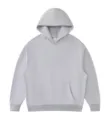 Classic grey hoodie for men and women, heavy fleece pullover with comfortable pocket and hood. - S / Tops / Mixed Grey
