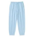 Light blue cuffed sweatpants casual sport pants autumn winter comfortable cotton trousers. - S / Bottoms / Blue