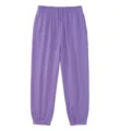 Purple fleece joggers with drawstring waist for casual autumn and winter daily wear - S / Bottoms / Light Purple