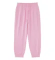 Pink heavyweight sweatpants cuffed joggers casual trousers for women autumn winter daily wear. - S / Bottoms / Pink
