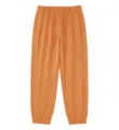 Orange cuffed sweatpants for men and women, comfortable casual fleece jogger pants. - S / Bottoms / Orange