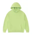 Heavyweight Fleece Hooded Sweatshirt Solid Color Casual Pullover Hoodie for Autumn - S / Tops / Fluorescent Green