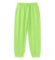 Neon green casual sweatpants for men and women, comfortable athletic joggers with drawstring. - S / Bottoms / Fluorescent Green