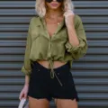S / Hauts / Vert Olive