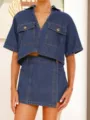 S / Top And Bottom / Dark Blue