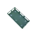 Green plastic floral foam suction tray for wedding car decoration, rectangular basket with cups. - Rectangle / Single Rectangular Suction Cup