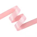 2.5cm pink English letter printed satin ribbon for bouquet packaging DIY bow making - Lotus Pink 50 Yards / Width 2.5cm