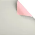 Double-sided waterproof flower wrapping paper, thick bouquet material for gifts and decor. - Pack of 20 / Milk White + Pink