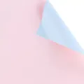 Double-sided waterproof floral wrapping paper, pink and blue for flower bouquets and gifts. - Pack of 20 / Blush + Indigo