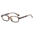 Vintage Schildpatt quadratische Brillenfassung für Damen und Herren modische Brille. - Gemusterter Rahmen