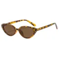 Retro Schildpatt Katzenauge Sonnenbrille für Damen, vintage braune Gläser Variante. - Schildpatt Rahmen