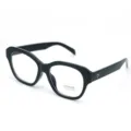 Black thick-rimmed blue light blocking glasses fashion retro square clear lens eyewear for women - Black Frame Anti-Blue Light