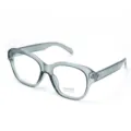 Occhiali luce blu montatura grigia retrò donna, elegante occhiale quadrato per uso quotidiano. - Grigio Trasparente Anti-Luce Blu