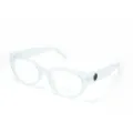 Montatura per occhiali da vista occhi di gatto trasparenti donna antiriflesso design chic - Montatura Trasparente Anti-Luce Blu