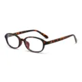 Leichte ovale Schildpatt Mode Brille in Jujube rot, stilvolle kleine Gestell Brille. - Schildpatt-Rahmen Blaulichtschutz