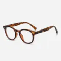 Monturas de gafas ópticas carey clásicas para hombres mujeres gafas cuadradas vintage 95 - Montura de Carey Anti-Luz Azul