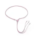 Helles rosa geflochtener schmaler Taillengürtel für Damen, elegantes Kleiderseil. - 130*1.2cm / Rosa