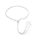 Weißer geflochtener Taillengürtel für Damen, schmaler Kordelriemen mit zartem Knotendesign. - 130*1.2cm / Weiß