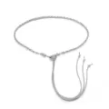 Silberner geflochtener Taillengürtel für Damen, schicker dekorativer Seilgürtel für Kleider. - 130*1.2cm / Silber