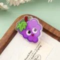Süßer Cartoon Trauben Acryl Clip für Snackversiegelung und Notizen, langlebig und schick. - Traubenform (P283)