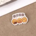 Cute cartoon mooncake acrylic brooch badge, Mid-Autumn Festival gift, school bag backpack decor. - 5 Festival Style (A1412)
