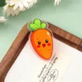 Süßer Cartoon Karotten Acryl Clip, schöne Snack Verschlussklemme und Notizhalter. - Karottenform (P289)