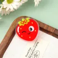 Süßer Cartoon Erdbeer Acryl Clip für Snacks, Notizen und nützliche Büroklammer - Erdbeer-Stil (P296)