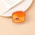 Süßer Cartoon Brot Acryl Clip, vielseitiger Snack Verschlussclip und Zettelhalter. - Brot-Stil (P267)