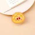 Süßer Acryl Brot Clip für Snacks, niedlicher Cartoon Büroklammer Papier Notizhalter. - Butterbrötchenform (P280)