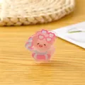 Süßer Cartoon Schwein Acryl Clip Schüler Snack Memo Clip kawaii Schreibwarenklammer - Schweine Stil / Code P235