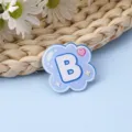 Niedlicher Buchstabe B Acryl Brosche Cartoon Abzeichen DIY Flicken Schultasche Blau - Frohe Weihnachten Buchstabe Stil B / Buchstabe B