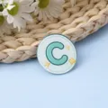 Niedliche Buchstabe C Acryl Brosche Abzeichen Variante, idealer Rucksack Anhänger Zubehör. - Buchstabe C Stil / Buchstabe C