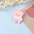 Süße Cartoon rosa Schwein Acryl Brosche für Schüler, schöner Schultaschen Anhänger Abzeichen. - Schwein-Stil (A1365)