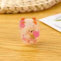 Süßer Cartoon Tier Acryl Notizklammer Snack Klemme Büro Schreibwaren Zubehör Stil - Lamm-Stil / Code P237