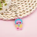 Süßer Cartoon Acryl Schlüsselanhänger Taschenschmuck, rosa niedliches Design für Sie. - Hase (B402)