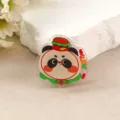 Süßer Acryl Cartoon Panda Notizklammer Doppelseitige Ästhetische Schreibwaren Tischdeko - Panda Stil (P250)