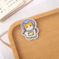 Cute astronaut cat acrylic brooch cartoon badge pin for student cute reward gift item - Astronaut Cat (A1350)