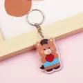 Simpatico Pony Cartone Animato Acrilico Portachiavi borsa ciondolo anello regalo - Stile Ciondolo Pony 5 (B398)