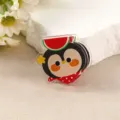 Süßer Cartoon Pinguin Acryl Clip, doppelseitiger süßer Notizhalter für Schreibtisch. - Pinguin Stil (P251)