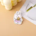 Cute cartoon Westie dog acrylic brooch pin decorative bag badge variant accessory item - White Terrier Chef Style (A1336)