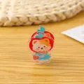 Süßer Cartoon Bär Acryl Planer Clip Studenten Schreibwaren Snack Verschlussclip Variante - Code P242