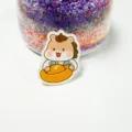 Cute cartoon horse acrylic brooch badge creative accessory festival gift clothes lapel pin - New Year Horse (X27)