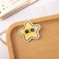 Cute acrylic star brooch cartoon badge clothing lapel pin accessory lovely gift - Sunglasses Star (A1355)