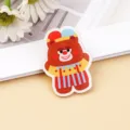 Simpatica spilla in acrilico con orsetto dei cartoni animati decorazione per zaino scolastico - Orsetto Carino (A1249)